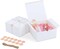 White Gift Boxes for Presents with Lids, 12 Pack 8x8x4 Inch, 80ft Twine, Stickers & Tape - Easy Assemble for Bridesmaid Proposal, Wedding, Party Favors